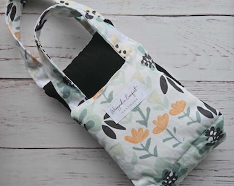 Made In Canada | Heating/Cooling Neck Wrap with Handles, Rice or Flaxseed (Organic)