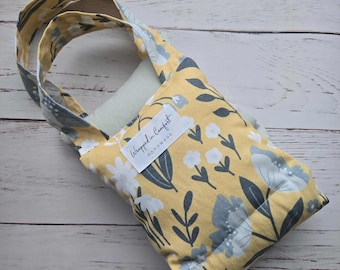 Heating/Cooling Neck Wrap with Handles, Rice or Flaxseed (Organic)