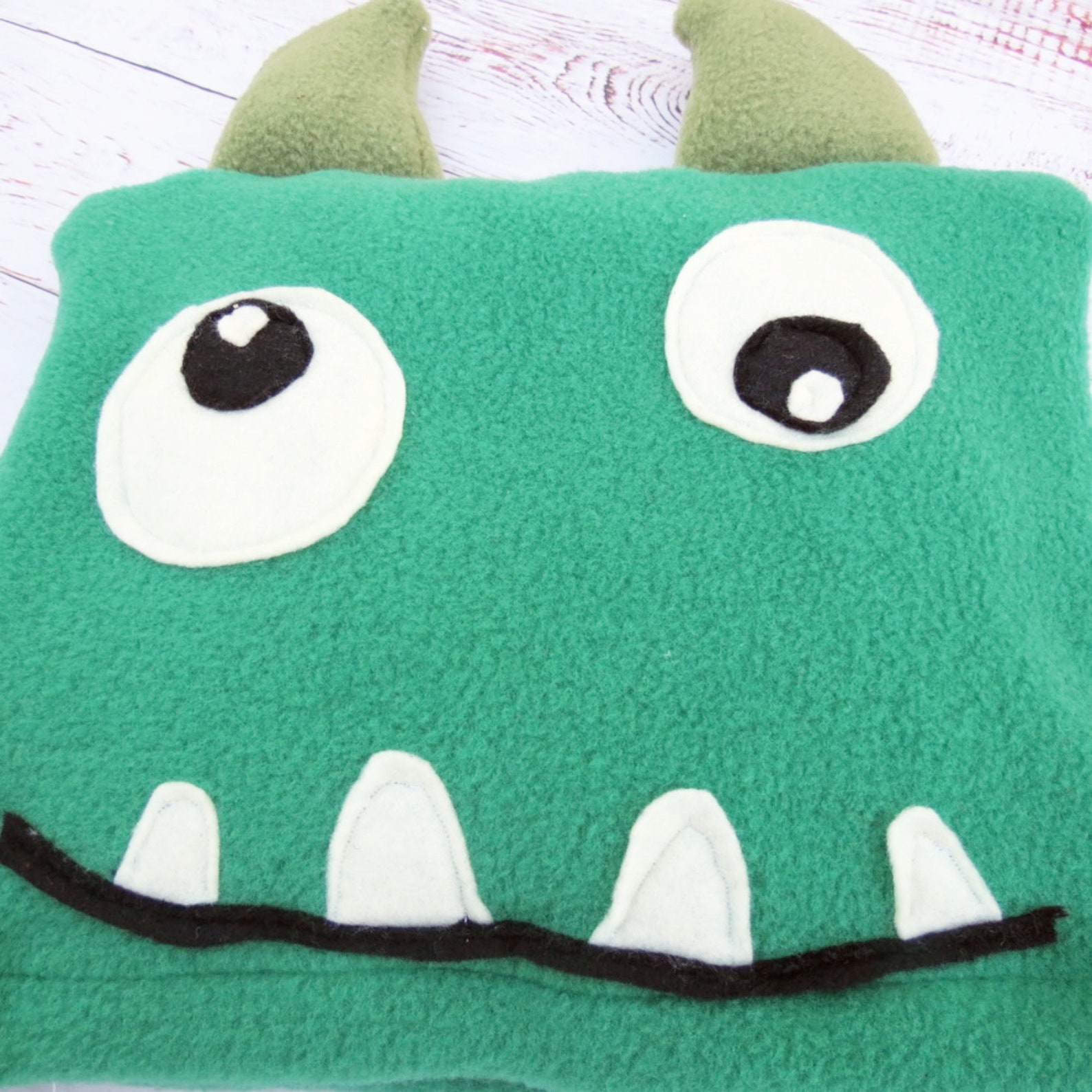 Monster Heating Pad Rice or Flaxseed Filling Etsy Canada