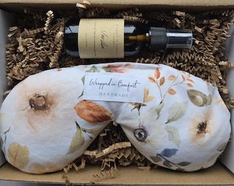 Organic Cotton Eye Pillow Gift Set | Lavender Aromatherapy Mist