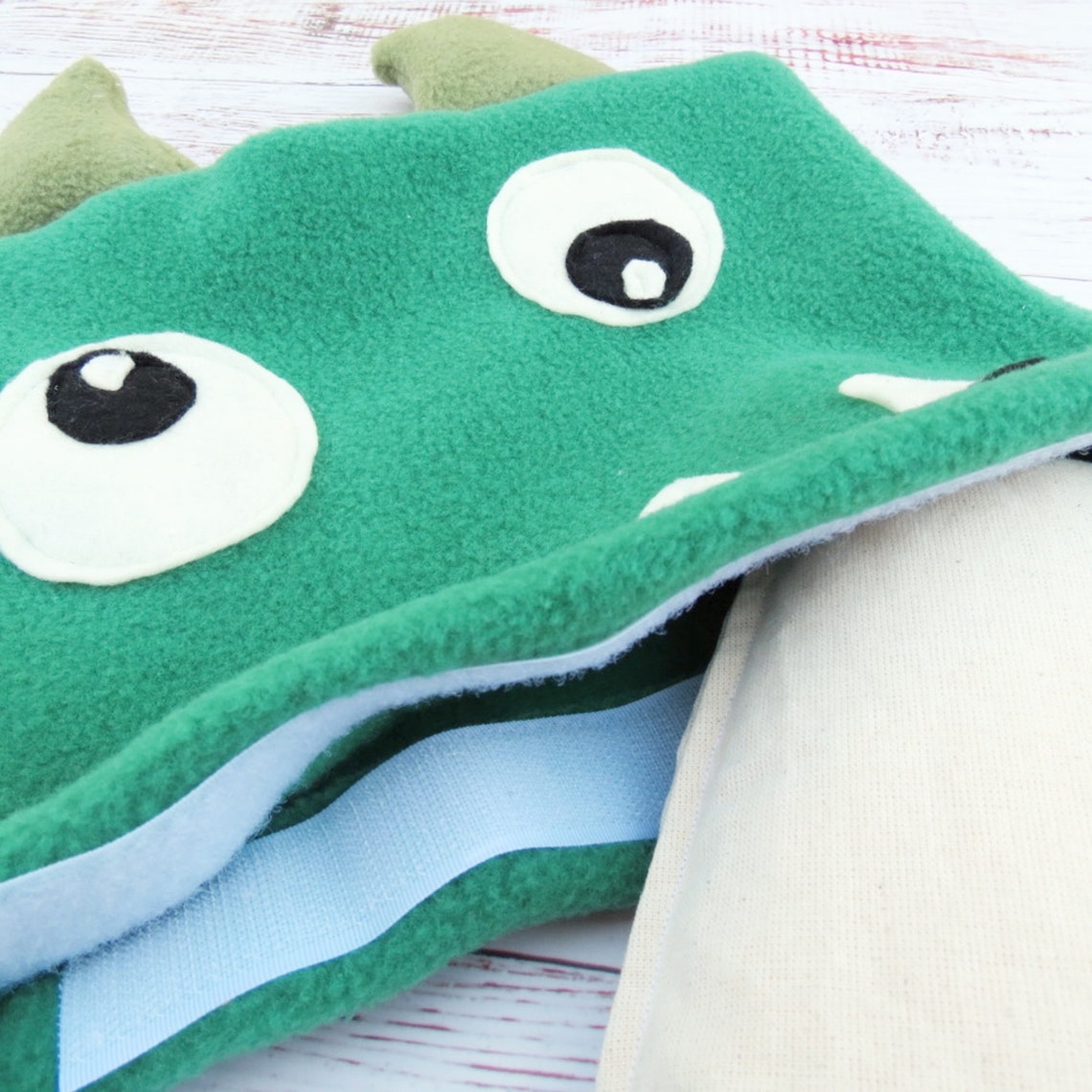 Monster Heating Pad Rice or Flaxseed Filling Etsy Canada