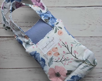 Heating/Cooling Neck Wrap with Handles, Rice or Flaxseed (Organic)