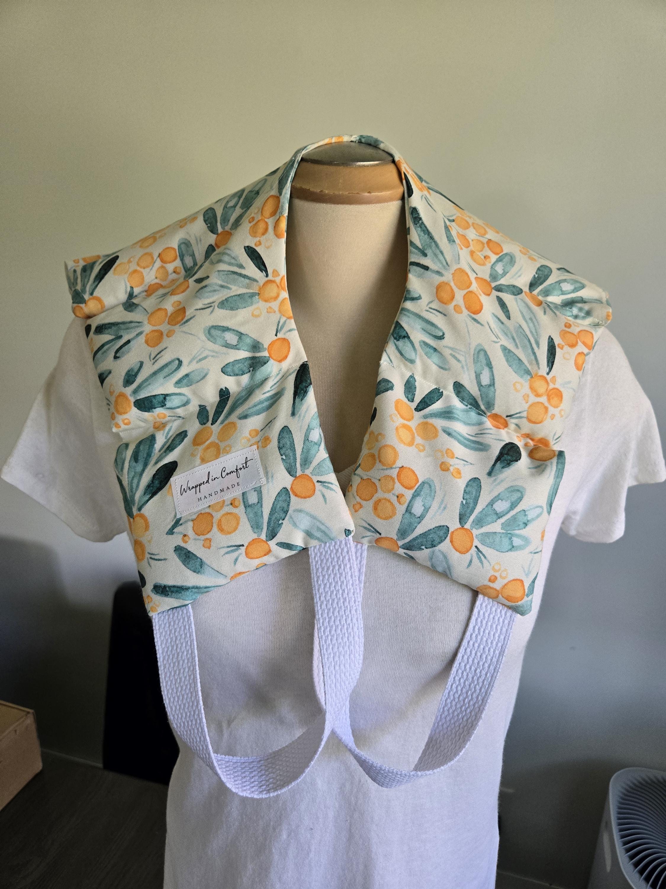 Shoulder Wrap - Heating and Cooling, Organic Cotton, Filled with Rice or Flaxseed