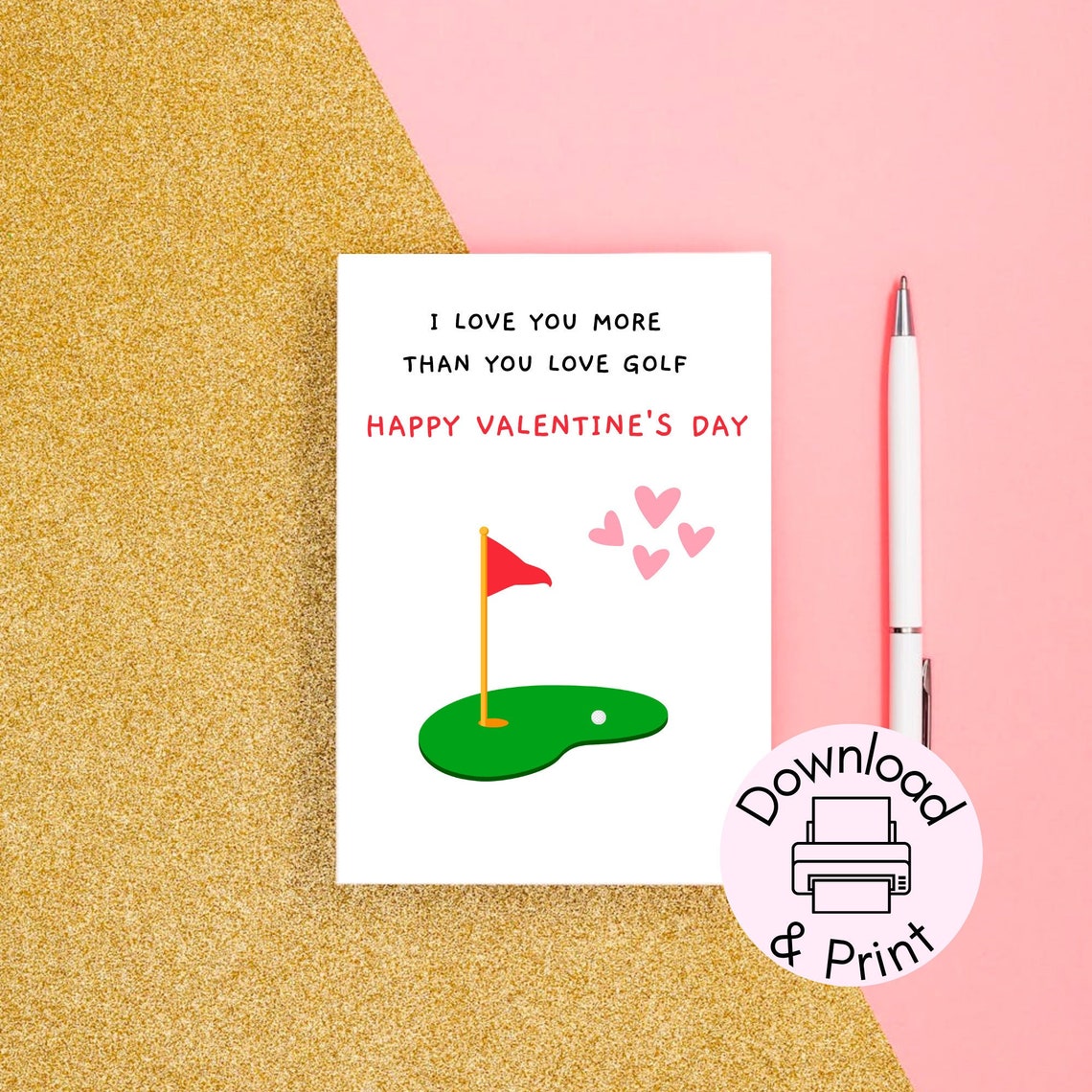Golf Valentine