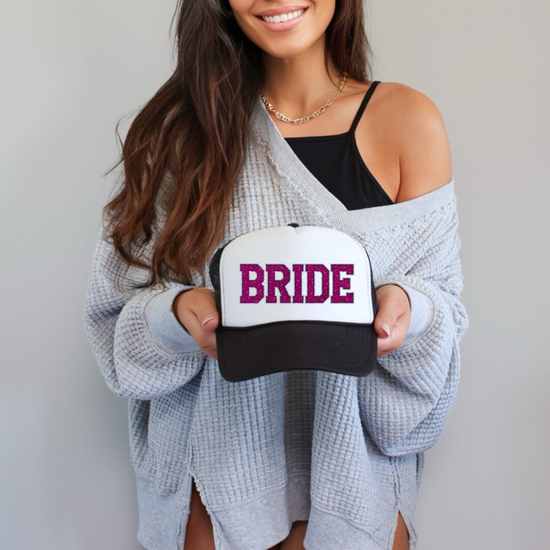 friday + saturday: bride trucker hat
