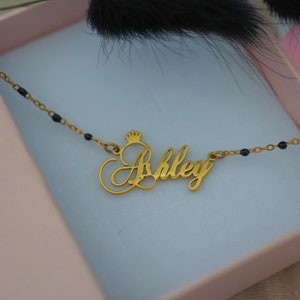 Custom Name Necklace , Personalized Name Necklace , Stainless Steel , Minimalist Name Jewelry Necklace , Custom Gift , Gift For Her , Mom