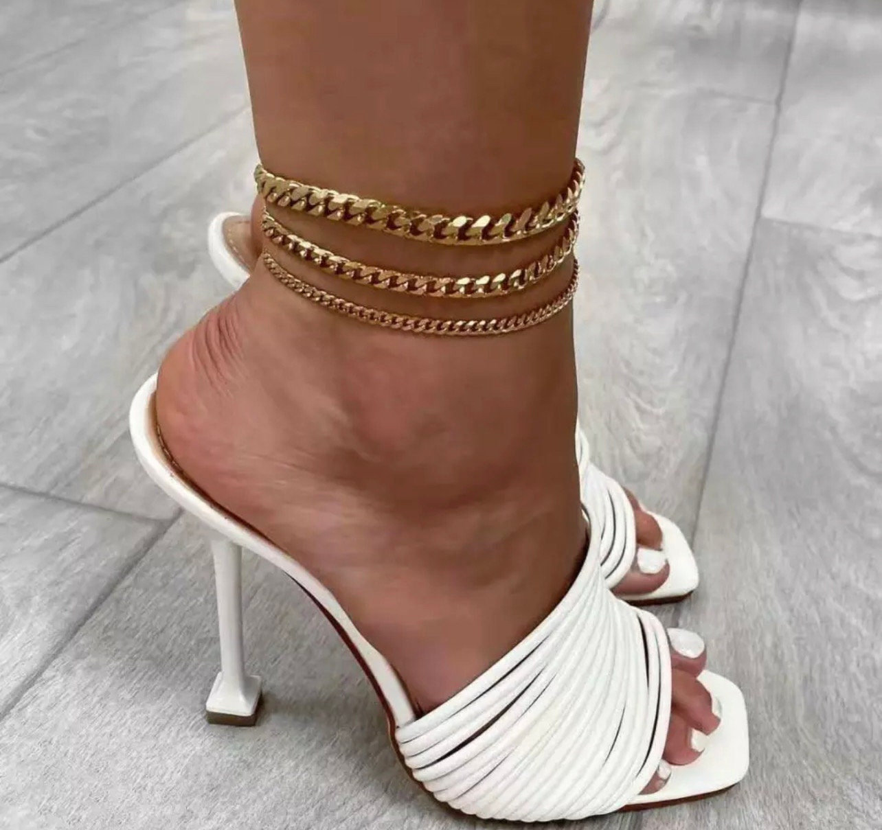 18K Gold Filled Anklet Bracelet 