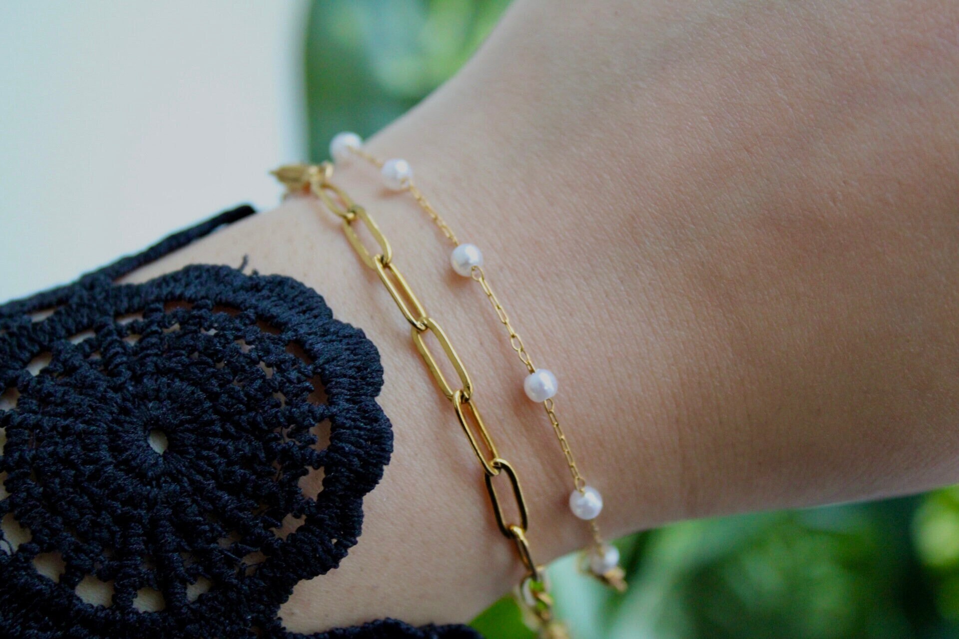 How to Make A Pearl Bracelet with Ribbon Bow – Nbeads