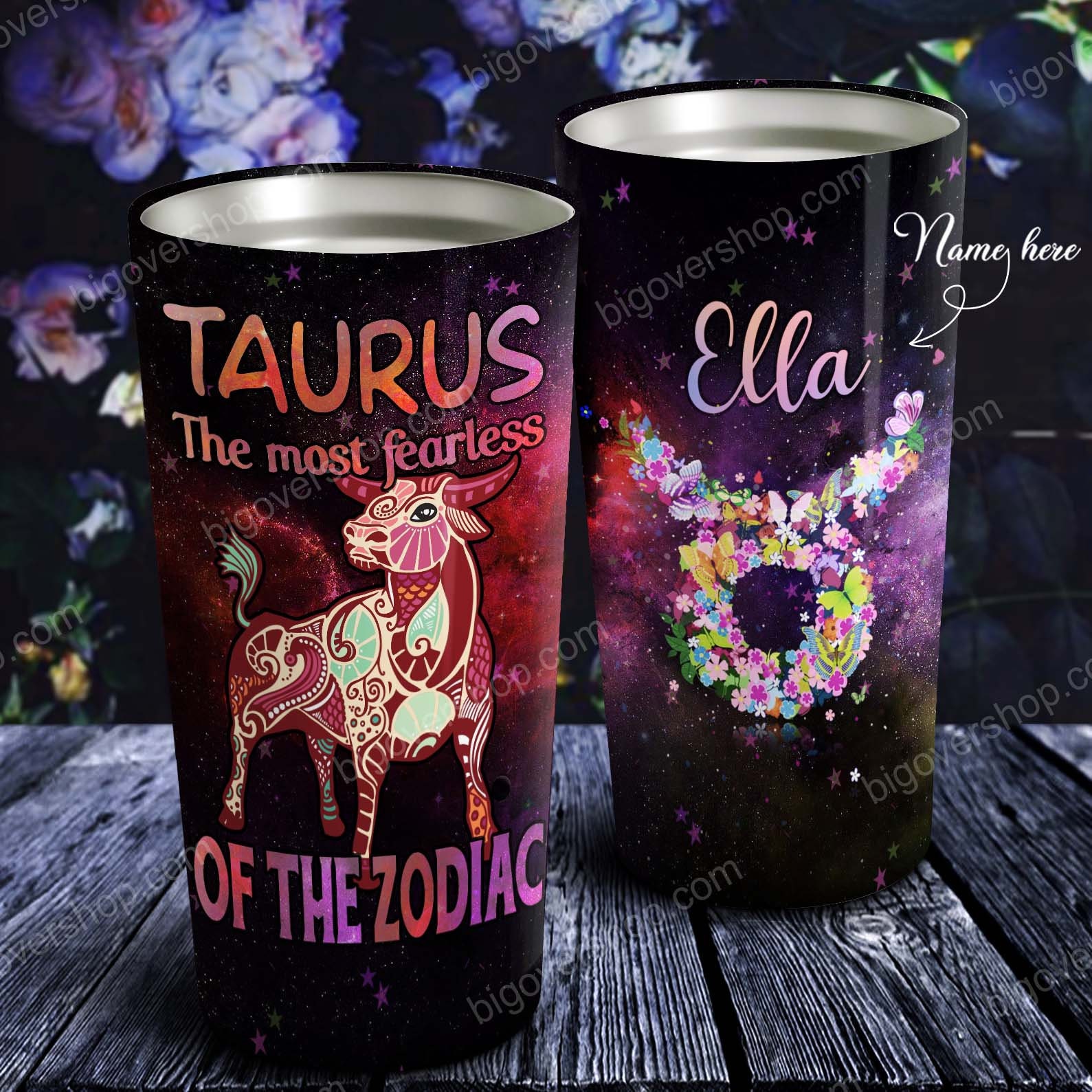 The Most Fearless of The Zodiac Personalized Tumbler | Etsy