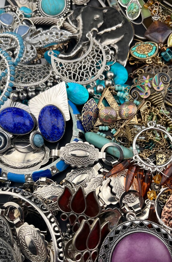 Eclectic Jewelry Lots. Boho, Global, Art Haus, As… - image 3