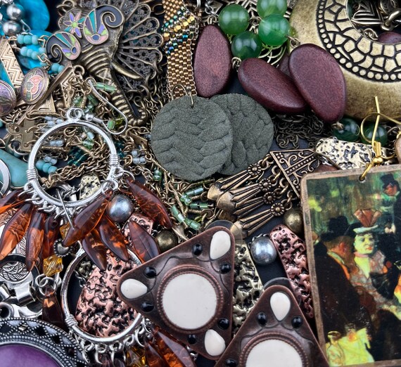 Eclectic Jewelry Lots. Boho, Global, Art Haus, As… - image 4