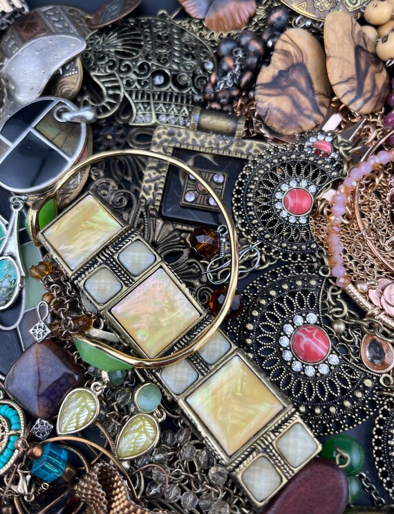 Eclectic Jewelry Lots. Boho, Global, Art Haus, As… - image 7