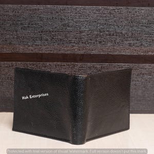 Carteira Masculina em Couro Puro Preto/Marrom | 4-5 Compartimentos para Cartões | 2 para Moedas e 2 Compartimentos Secretos | 1 Porta-Moedas
