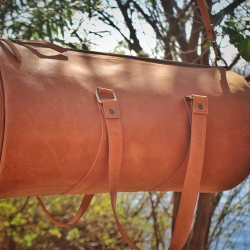 Handmade Leather Duffle Bag Weekend Bag Vacation Holidays Travel Bag Best Men shops Gift Groomsmen Gift