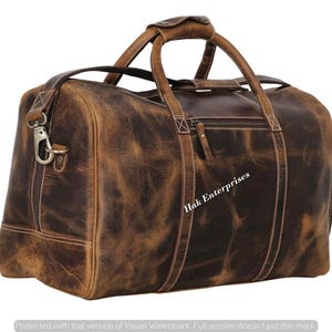 Echtleder Seesack Herren|Leder Weekender braun|Leder Reisetasche|Reisetasche|Reisetasche Reisetasche|Personalisierte Geschenke für Ihn Seesack