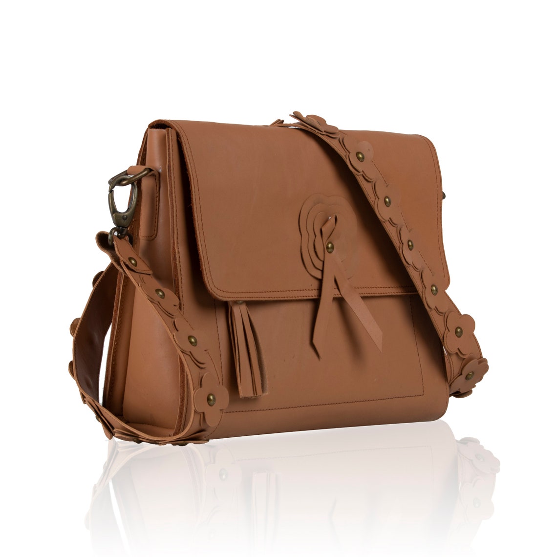 Leather Handbag for woman Leather crossbody bag 100 Genuine Etsy