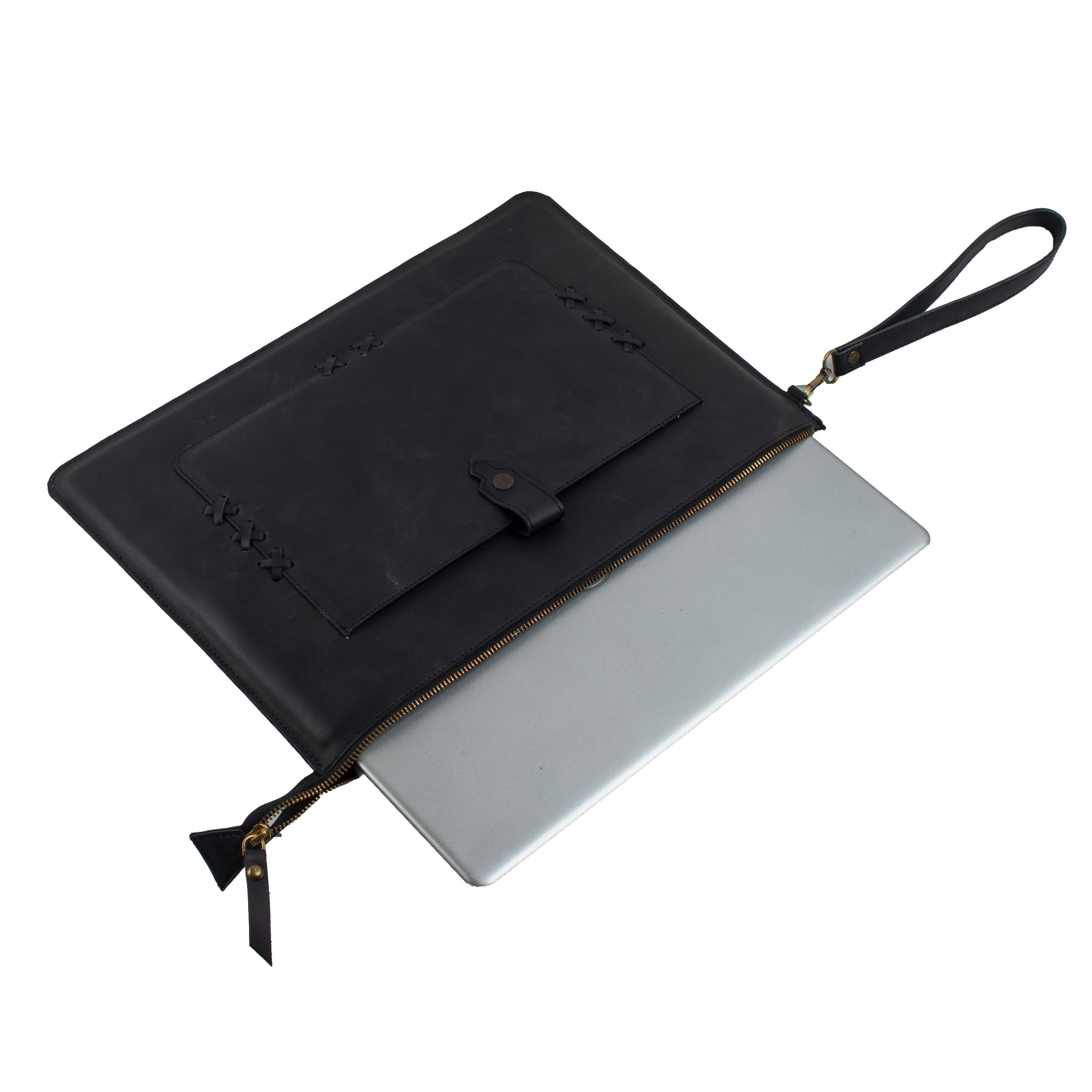 Leather Laptop Sleeve Case Genuine Leather Laptop Cover for Etsy UK