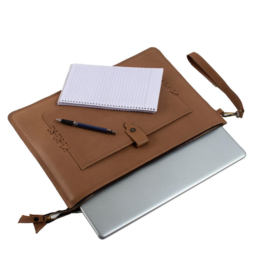 Leather Laptop Sleeve Case Genuine Leather Laptop Cover for Etsy UK