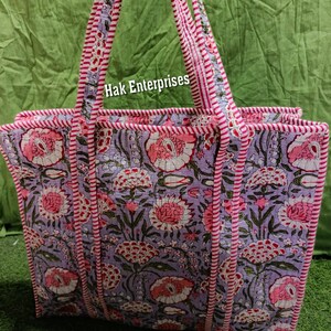 Le sac fourre-tout est tentant, sac à provisions, sac d'école, sac d'université, sac de voyage, sac fourre-tout fleuri utilisable n'importe où