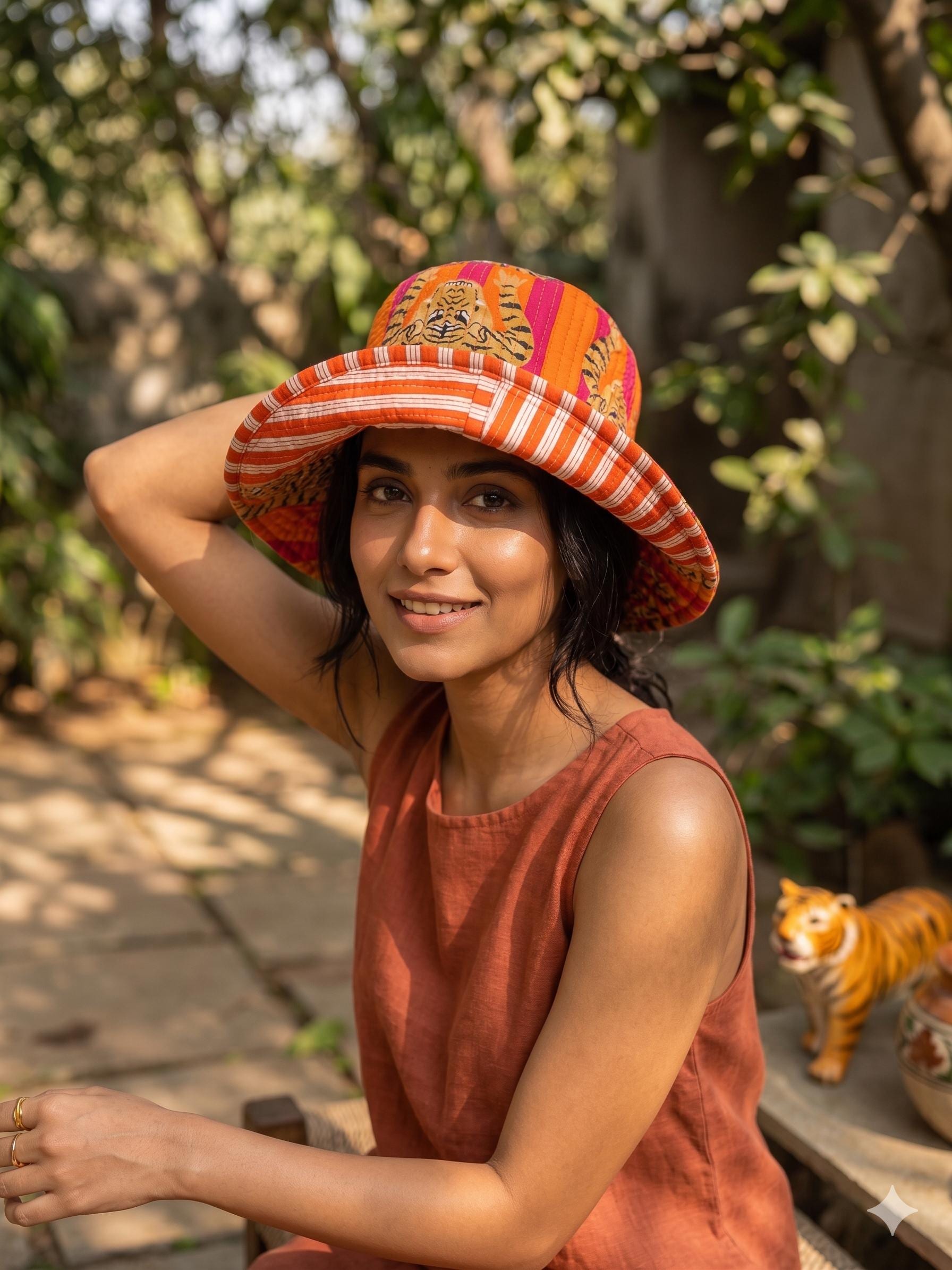 Quilted Cotton Bucket Hat Boho Summer Hat Handmade Printed Sun Hat Reversible Style Hat Gift For Her.
