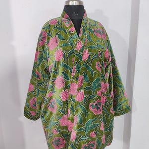 Women Velvet Kimono Robes Jacket, Morning Tea Velvet Coat, Bridesmaid bridal Robe, Cotton winter robe Jacket, bathrobe, Gifts