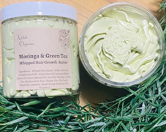 Moringa and Green Tea Hair Butter / MSM Infused Hair Butter
