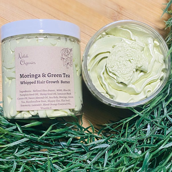 Moringa and Green Tea Hair Butter / MSM Infused Hair Butter