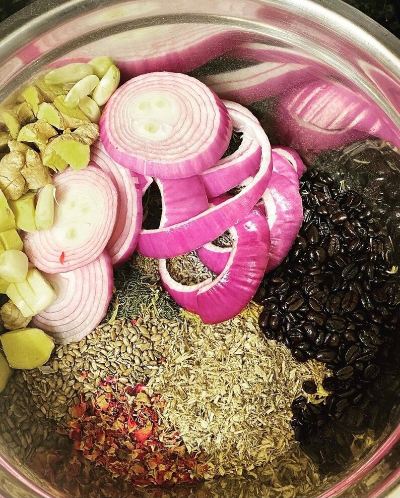 Red Onion Garlic and Ginger Hair Oil / Growth Oil / Fast Hair Etsy