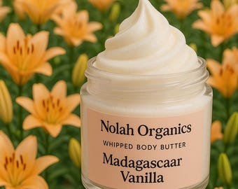 Madagascar Vanilla Whipped  Body Butter