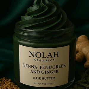 Henna, Fenugreek, and Ginger Hair Butter
