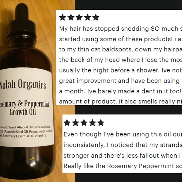 Rosemary and Peppermint Hair Oil