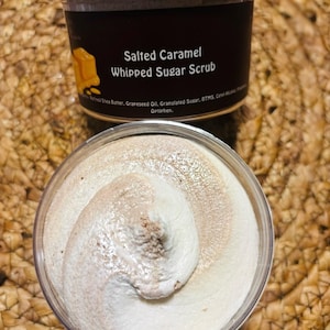 Salted Caramel Whipped Sugar Scrub