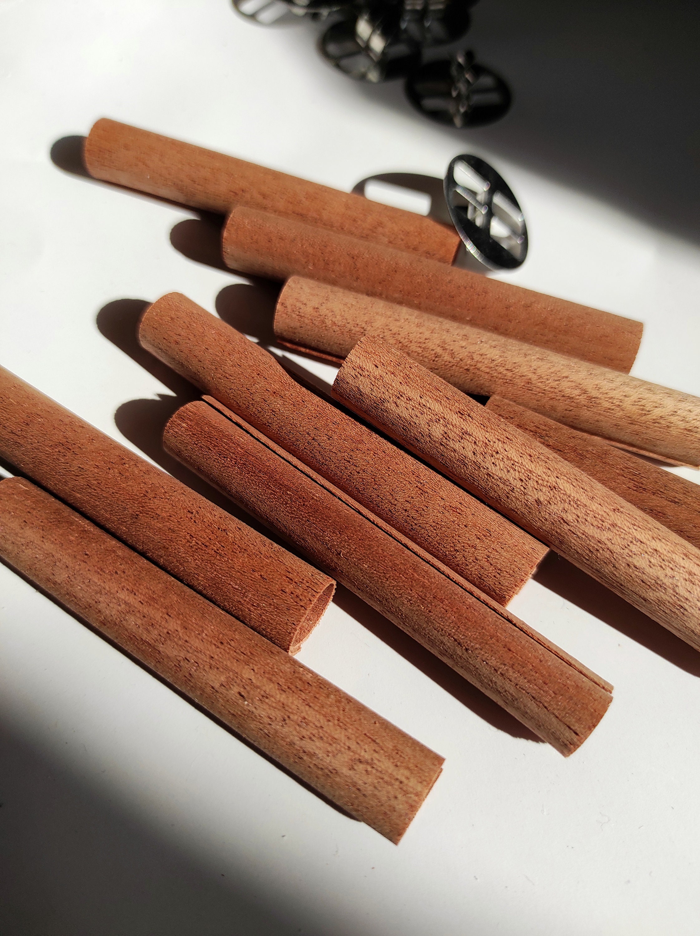 50pcs SET Tube Wicks Wood Wicks Crackling Wood Wicks Candle Materials 