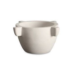 Handmade stone mortar & pestle | Stone mortar | Wooden pestle | Kitchenware | Spices and herbs | Guacamole and pesto | Large size