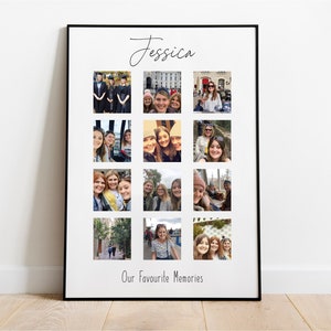 Personalised photo collage (Frame not included)