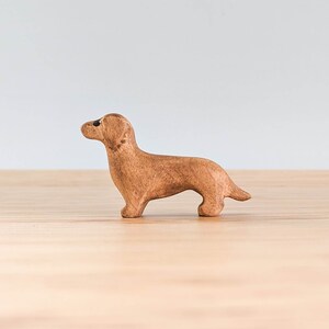 Dachshund Dog Wooden Toy Timber Toys Open-Ended Play Handmade Wooden Toys Australian Animal Toys Waldorf, Montessori Inspired Copper