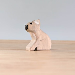 Koala Wooden Toy Timber Toys Open-Ended Play Handmade Wooden Toys Australian Animal Toys Waldorf, Montessori Inspired image 1