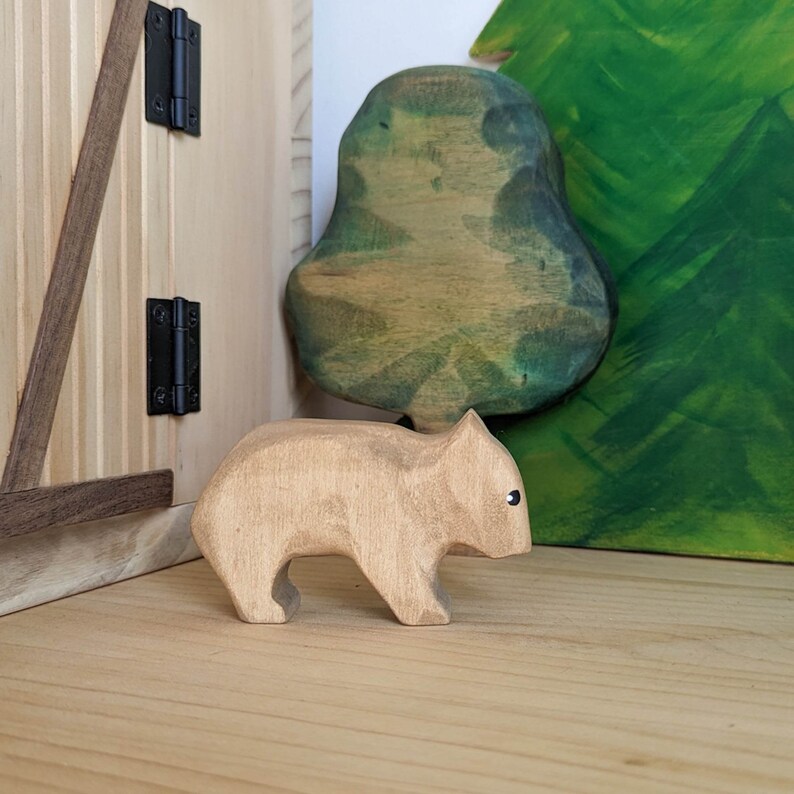 Wombat Wooden Toy Timber Toys Openended Play Handmade Wooden Toys