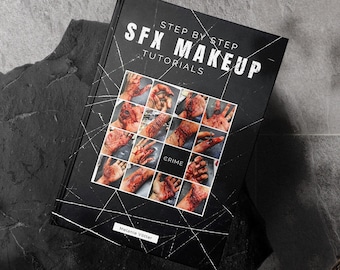 Book - Step by Step SFX Makeup Tutorials | Special Effects Makeup, SFX, Tutorial, Halloween, Silicon, Resin