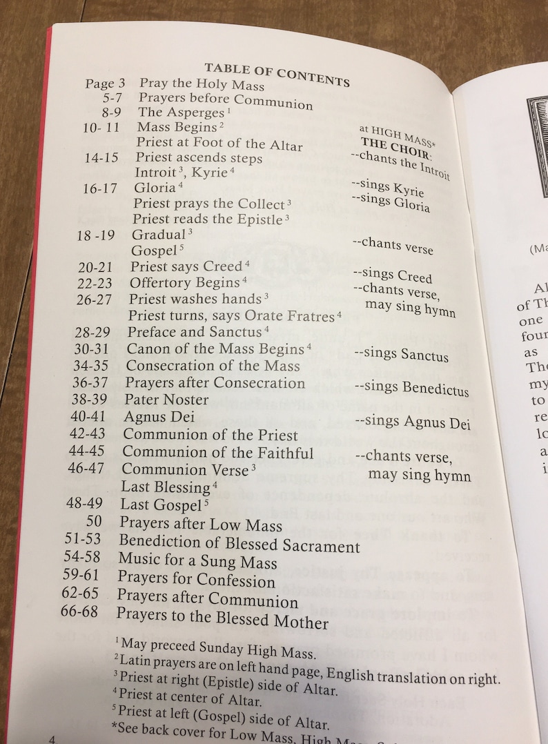New Latin-English Booklet Missal Catholic Traditional Latin Mass Red Missalette FSSP SSPX TLM image 3