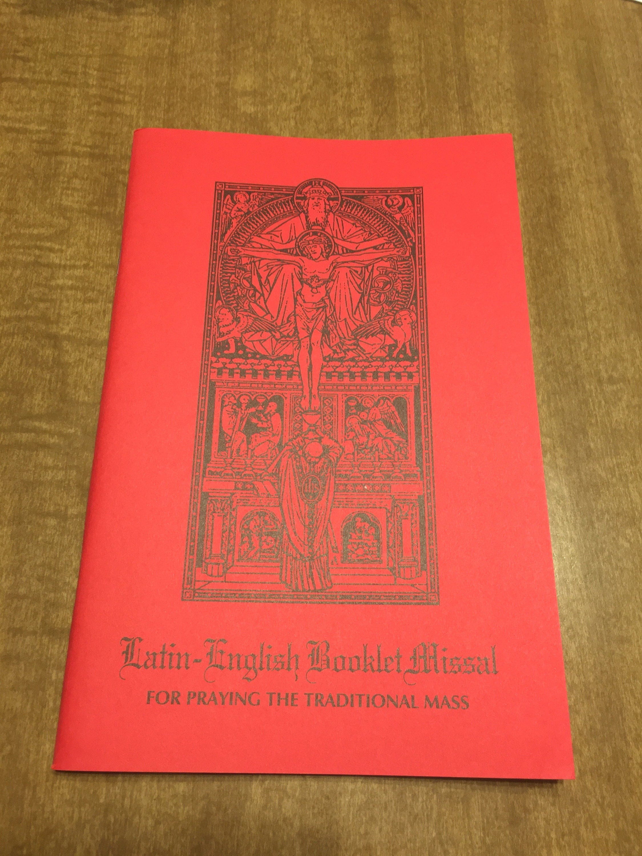 New Latin-english Booklet Missal Catholic Traditional Latin Mass