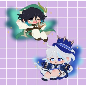Venti and Furina Sticker