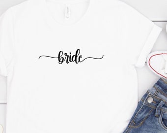 Bügelbild bride DIY für die Hochzeit, Junggesellinnenabschied, JGA, Idee für die Braut, Bride, Trauzeuge, Trauzeugin, Geschenk