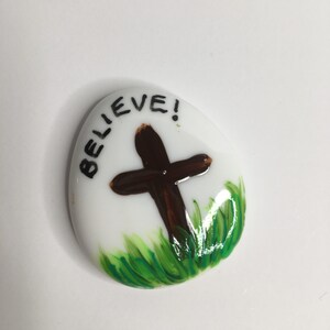 Prayer Pebble - Believe | Positivity | Faith | Christian | Messianic | Stone | Rock
