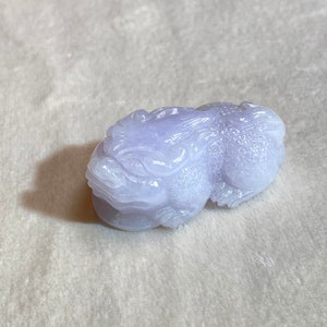 Natural Purple Jade Pendant, Qilin Jadeite Jade Pendant, Grade A Jade, Burmese Myanmar Gemstones Jewelry, Jade Ornaments, Handmade Jewelry