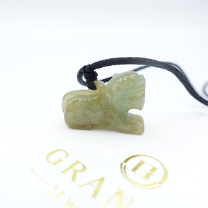 Natural Jadeite Pendant, Unicorn Jadeite Jadeite Pendant, Grade A Jadeite, Myanmar Burmese Gem Jewelry, Necklace, Handmade Jewelry, Gift