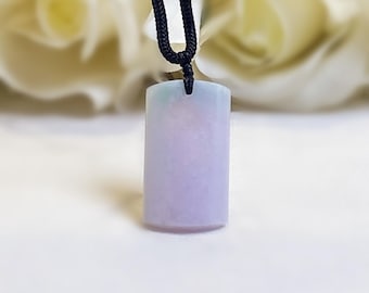 Vintage Jadeite Pendant Necklace, Natural Type A Jadeite, Lucky Green Jadeite Pendant, Handmade Eco-Friendly Jewelry, Mother's Day Gift