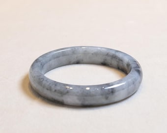 59mm天然バングル、認定グレードA翡翠、天然宝石ブレスレット、天然