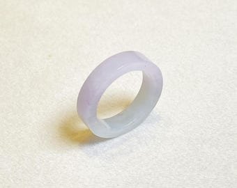 Echte Jade Ring Band, Jade Band, Jade Band, echte Typ A Ring, modern und elegant, Alltagsgeschenk, Geschenke