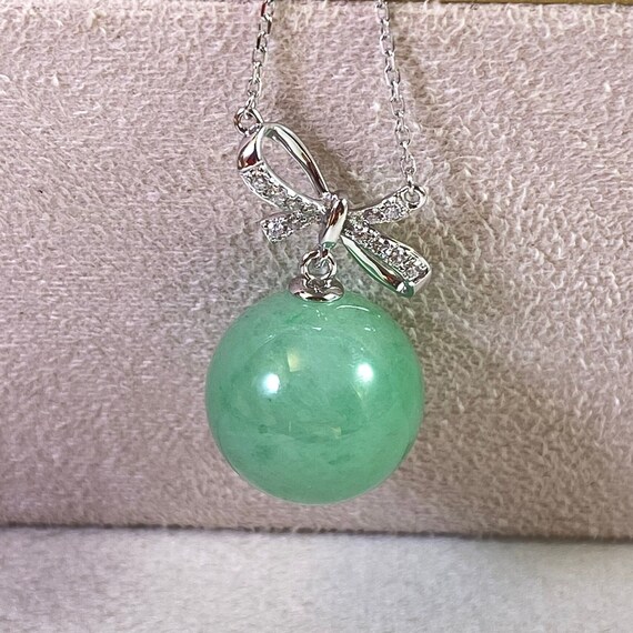 White gold sale jade jewelry